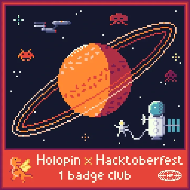 Holopin x Hacktoberfest: 1 Badge Club
