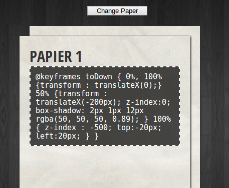 CSS Experiments # Move papers